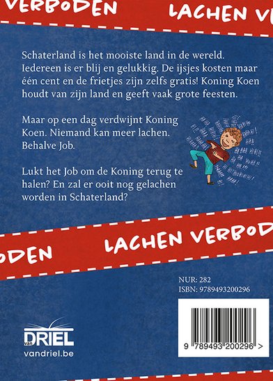 Graphic novel nederlands lachen verboden achterkant cover